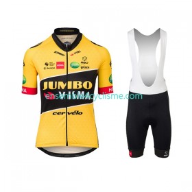 Tenue Maillot + Cuissard à Bretelles 2022 Team Jumbo-Visma N001